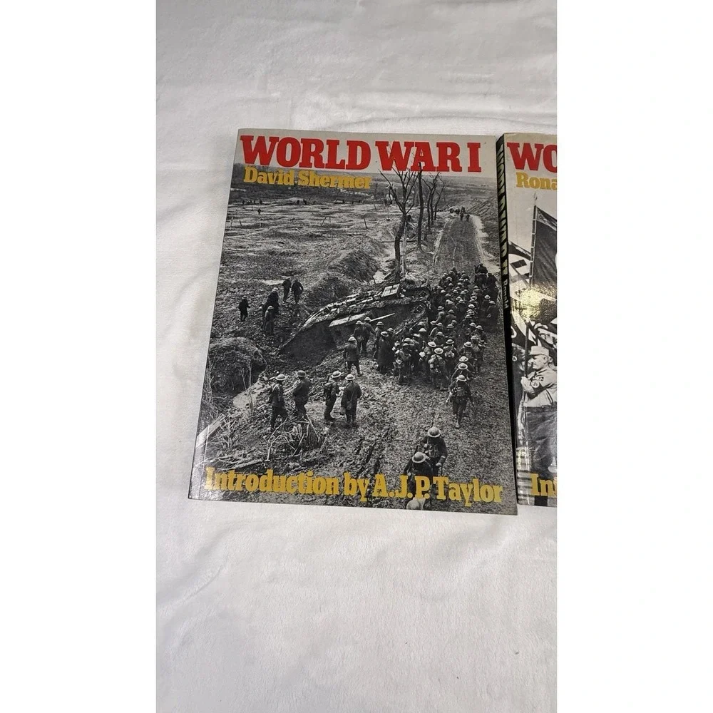 Vintage World War I World War II Paperback Book Set 1975 Derbibooks History